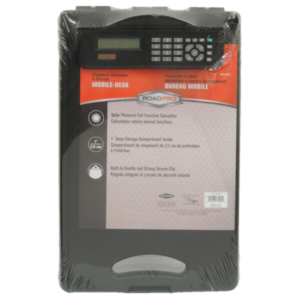 CLIPBOARD STORAGE WITH CALCULATOR